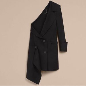 Burberry runway deconstructed wool coat sold out